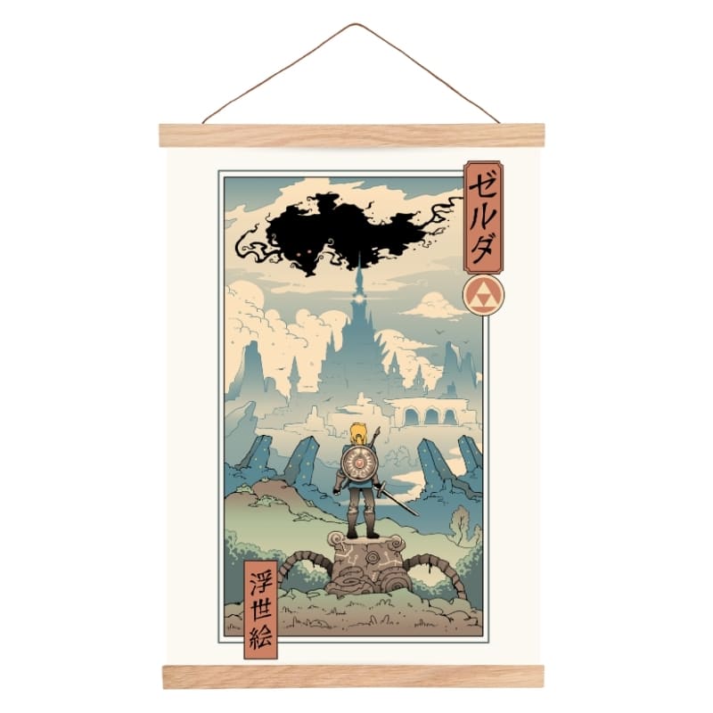 Japanisches Poster Ukiyo-e Die Legende A3