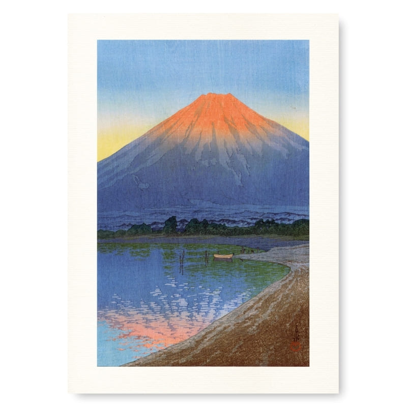 Japanisches Poster - Yamanaka-See A3
