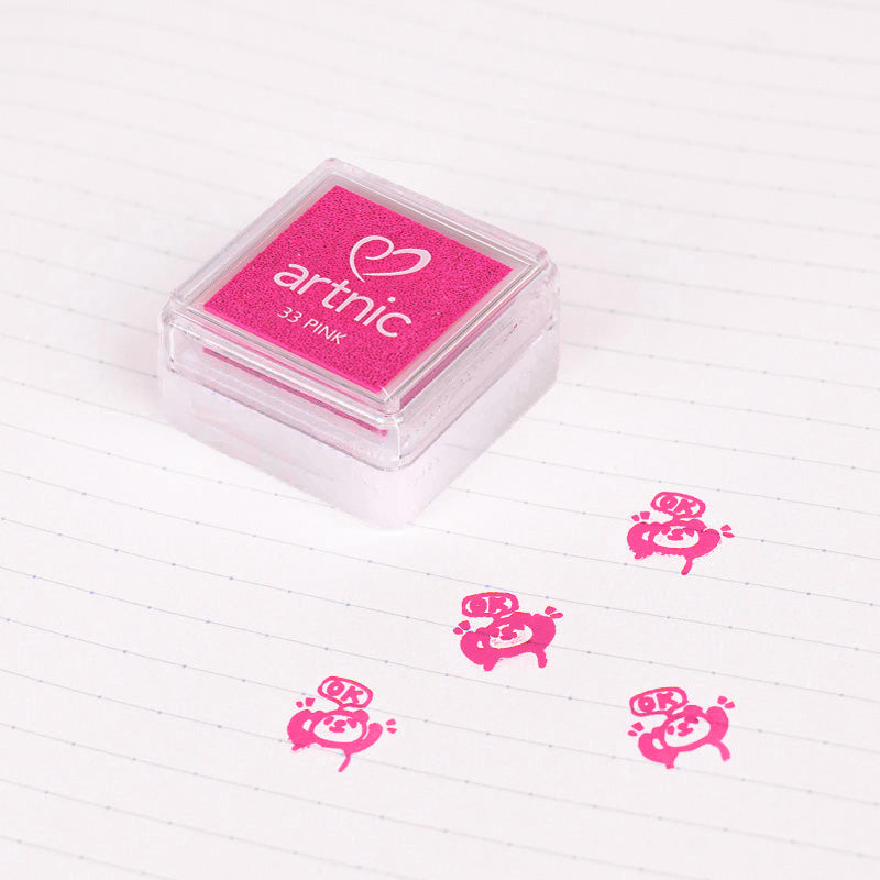 Japanisches Stempelkissen – 7 Farben zur Auswahl Rosa