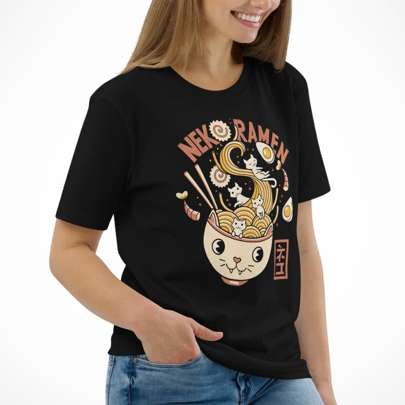 Japanisches T-Shirt - Neko Ramen