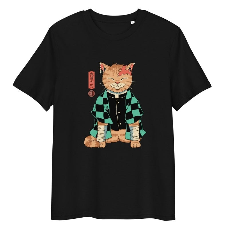 Japanisches T-Shirt Neko Slayer S / Schwarz