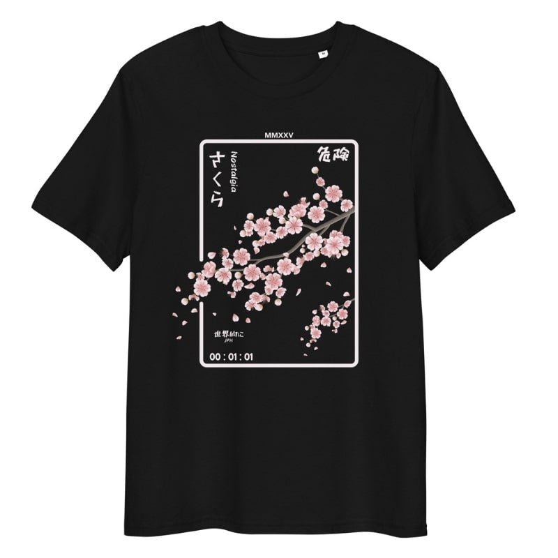 Japanisches T-Shirt - Nostalgia S / Schwarz