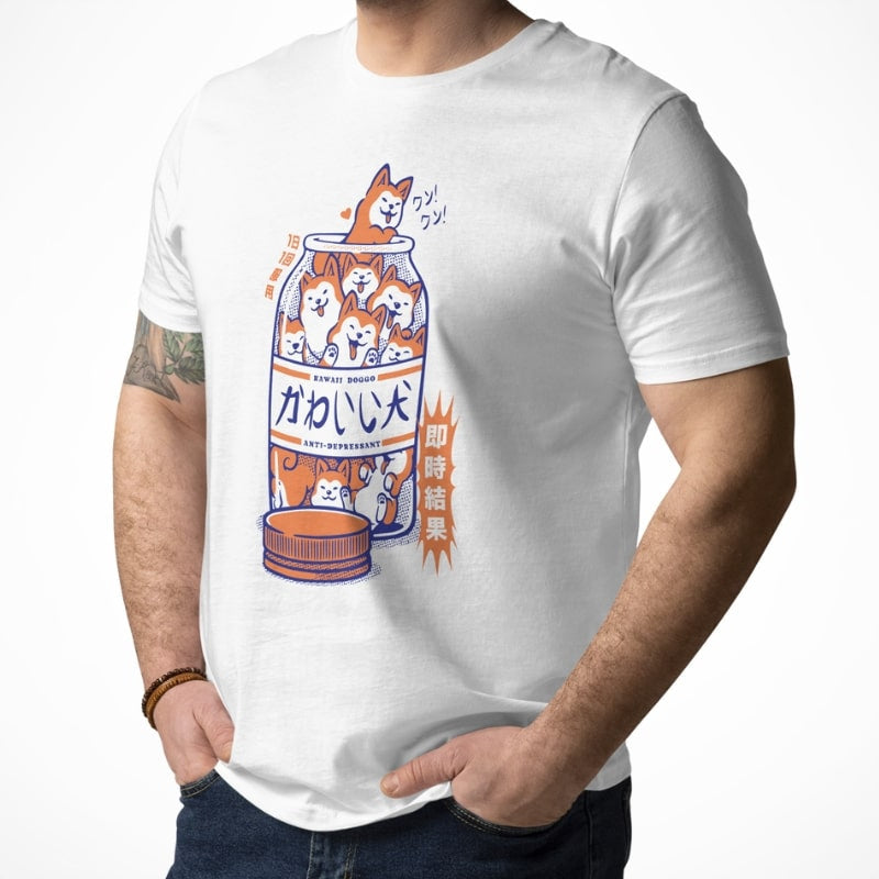 Japanisches T-Shirt - Shiba Anti-Depression
