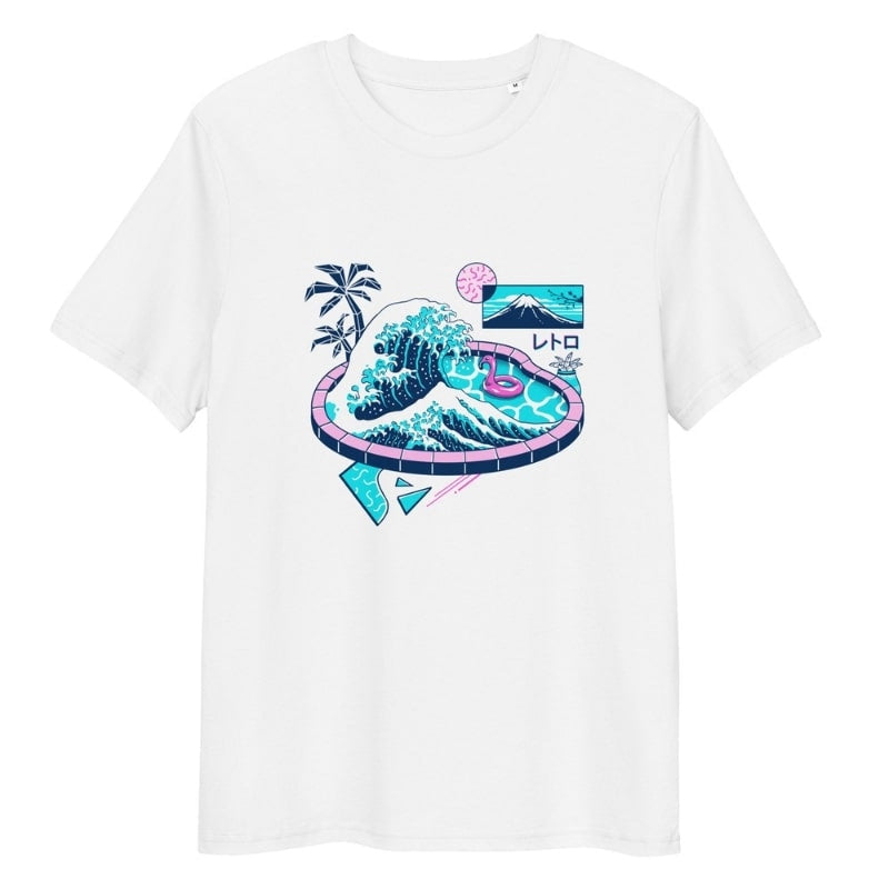 Japanisches T-Shirt The Great Pool of Kanagawa S