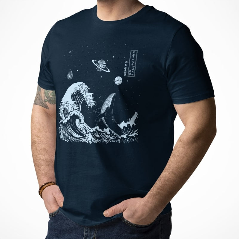 Japanisches T-Shirt - The Great Universe