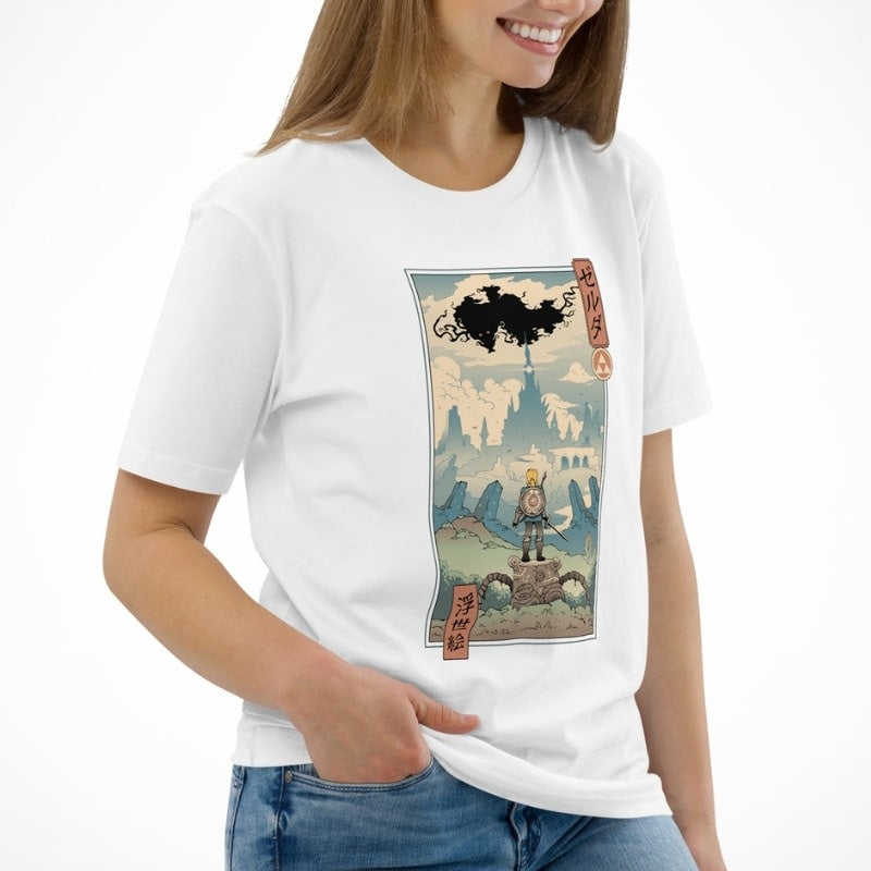 Japanisches Ukiyo-e T-Shirt Legend of Zelda