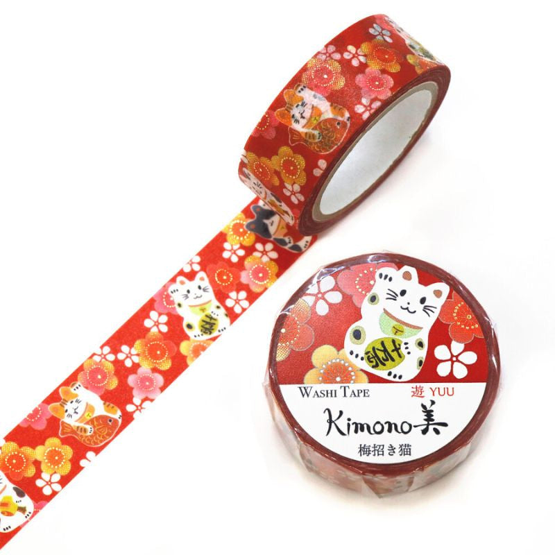Japanisches Washi Tape - Maneki Neko
