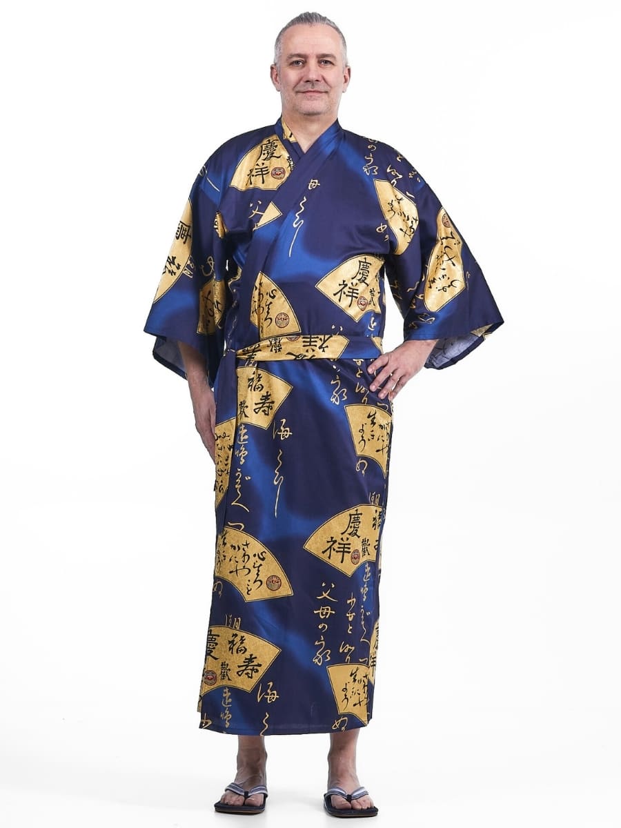 Kimono für Herren - Sensu Gold Einheitsgröße