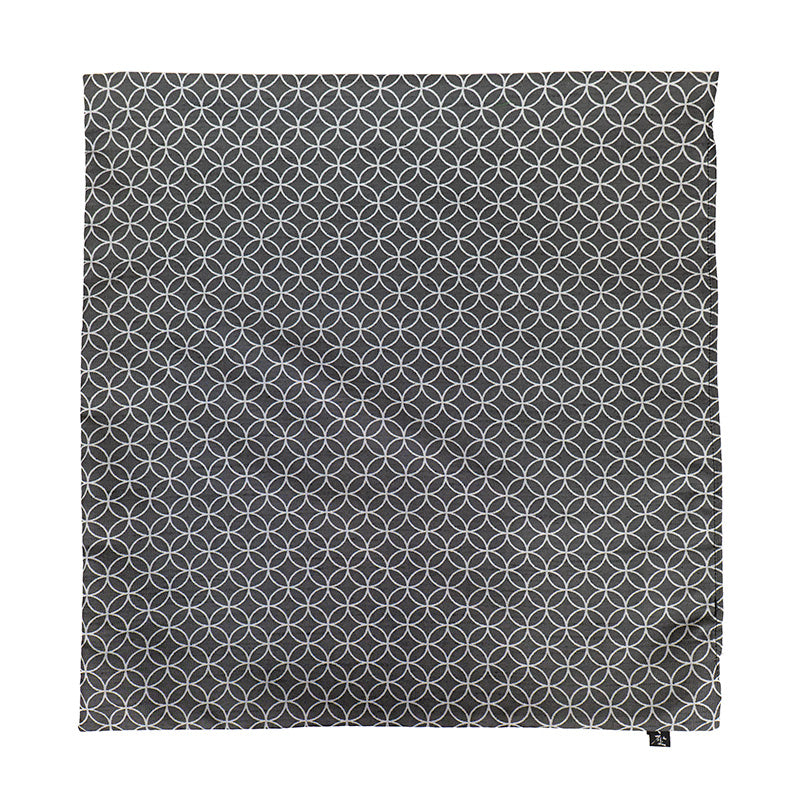 Kissenbezug Japanisch Motiv Shippo Grau - 50x50 cm