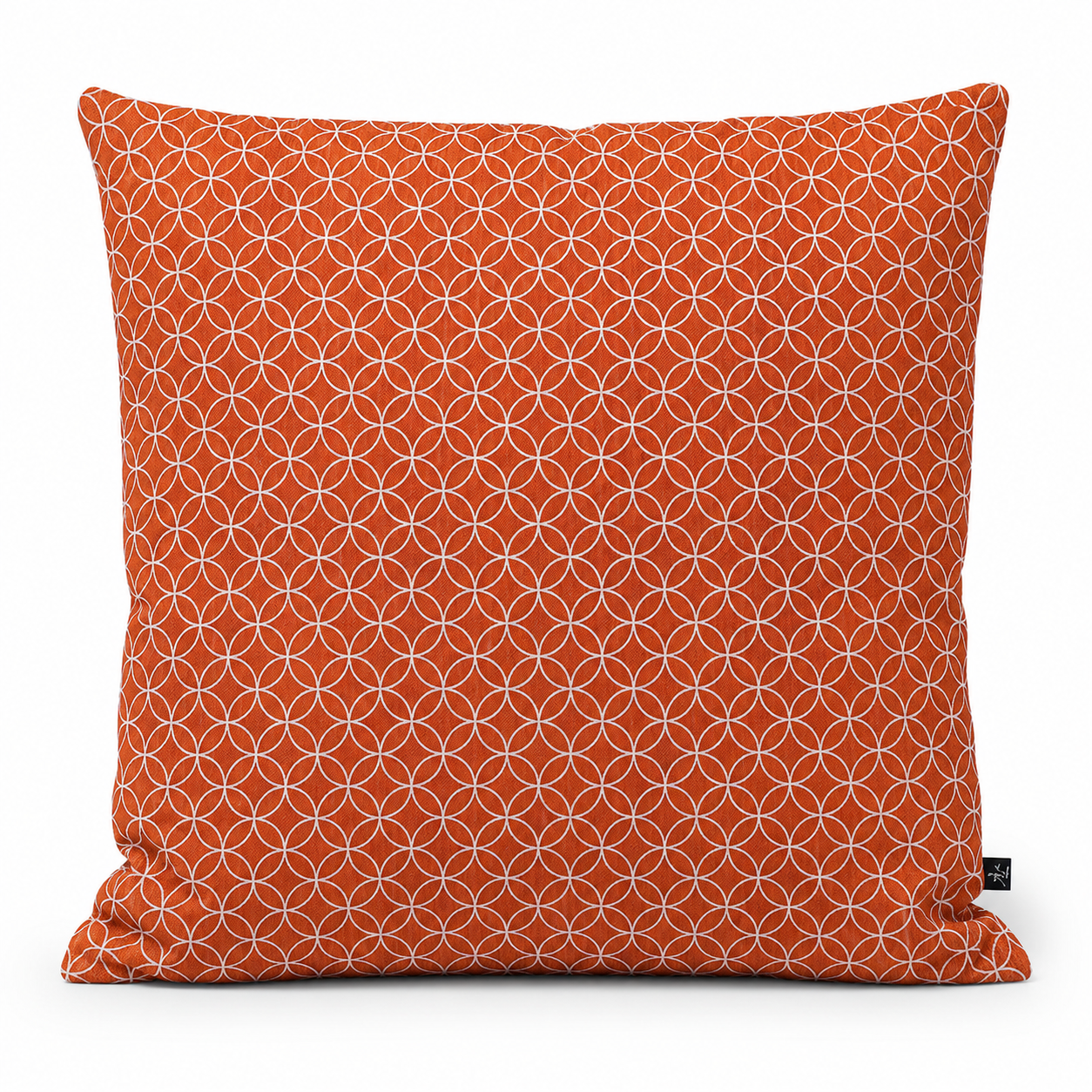 Kissenbezug Japanisch Motiv Shippo Orange - 50x50 cm