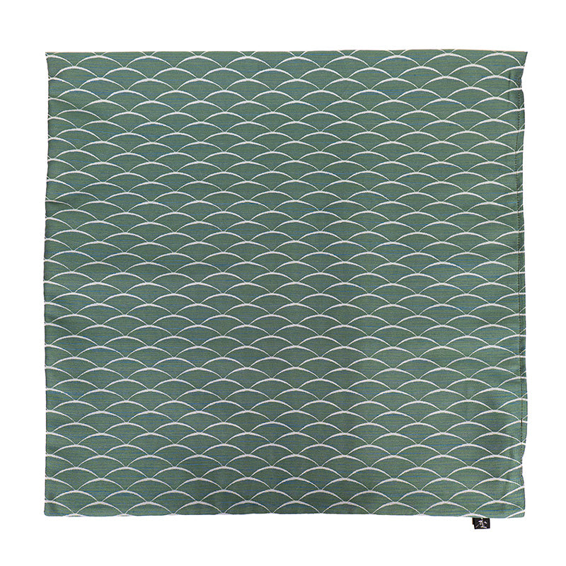 Kissenbezug Japanisch Tsumugi-Stoff Grün - 50x50 cm