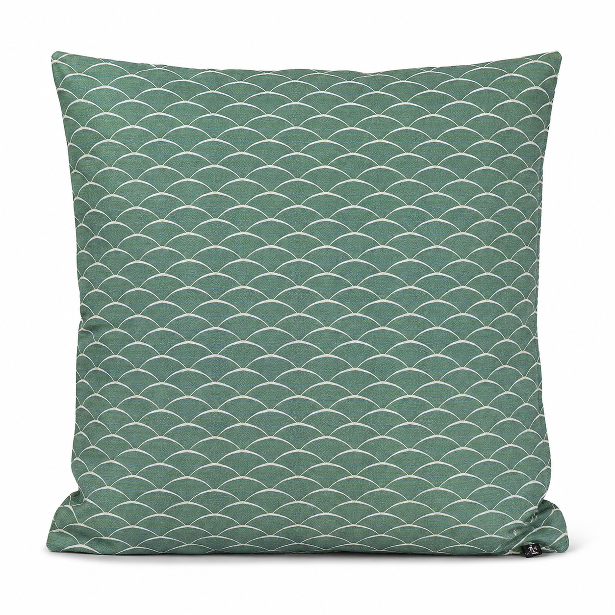 Kissenbezug Japanisch Tsumugi-Stoff Grün - 50x50 cm