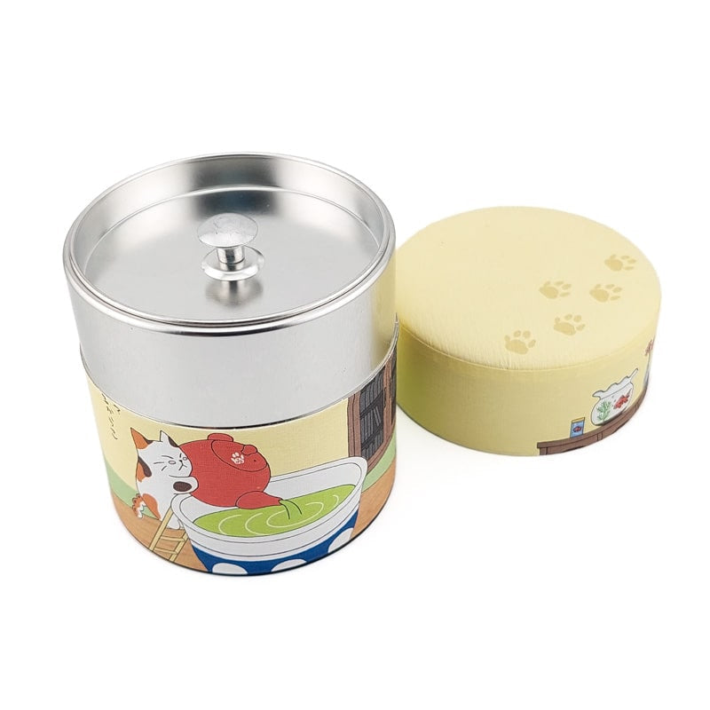 Kleine Japanische Teedose - Tea Cat