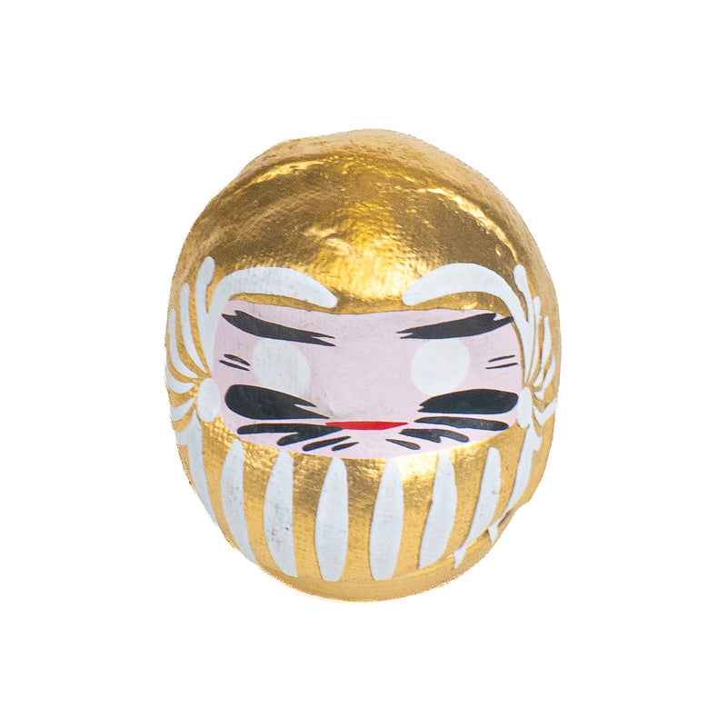Kleiner Japanischer Daruma 4 cm - Verschiedene Farben Gold