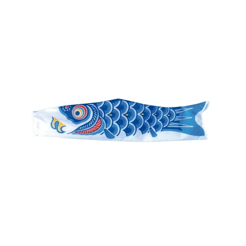 Traditionelle japanische Koinobori Blau 60 cm