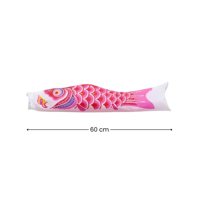 Traditionelles japanisches Koinobori Rosa 60 cm