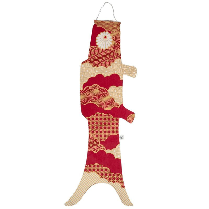 Koinobori Patchwork Rot - 100 cm