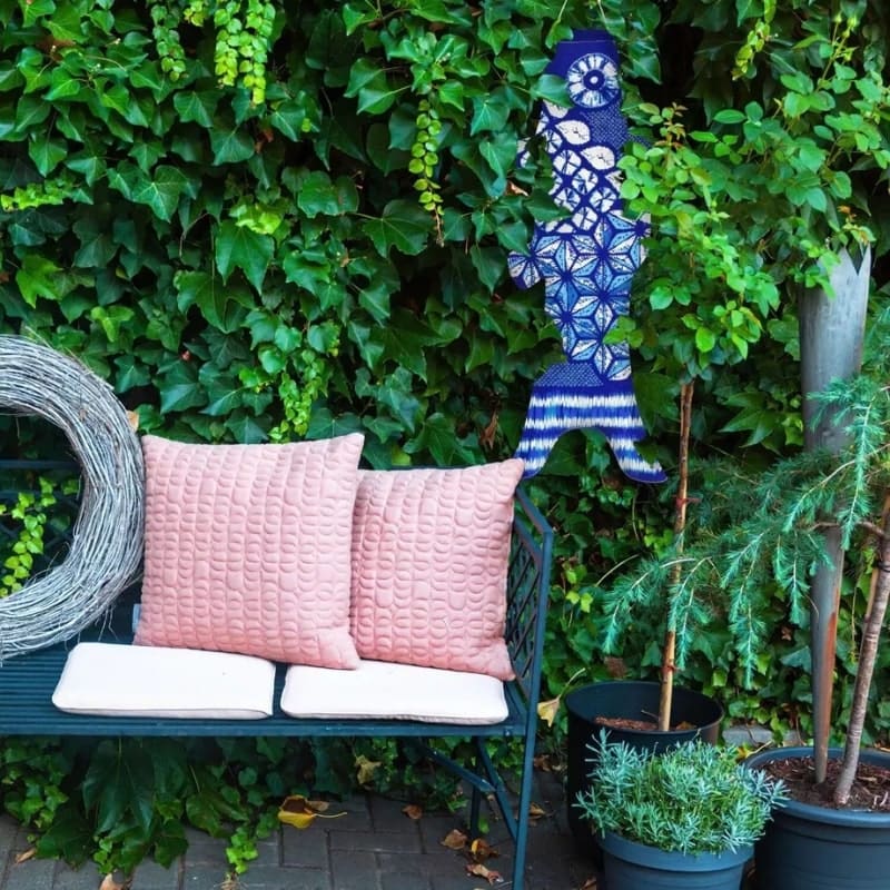 Koinobori - Shibori Indigo - 70 cm