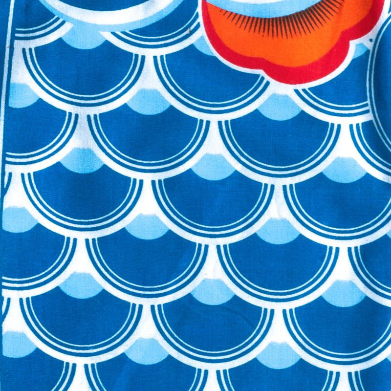 Koinobori Traditionell Blau - 70 cm