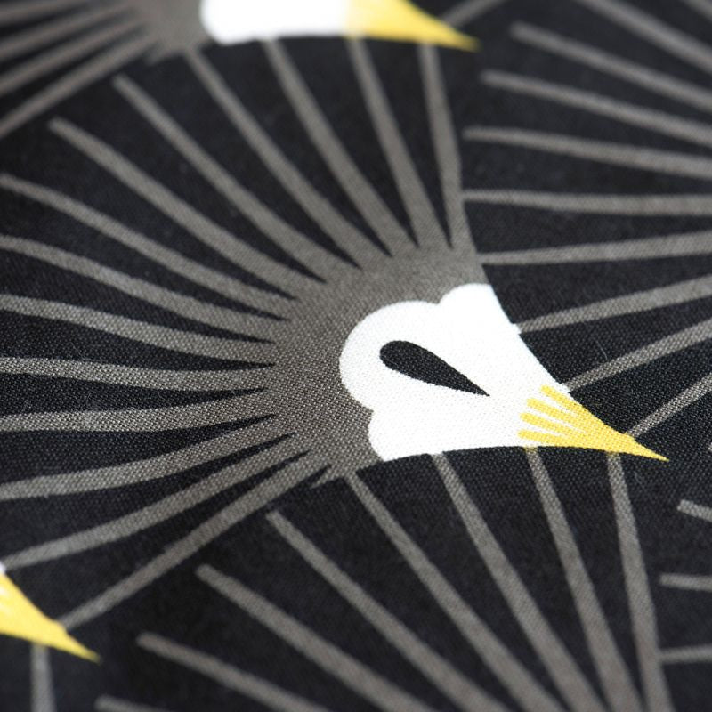 Koinobori Traditionell Schwarz - 100 cm