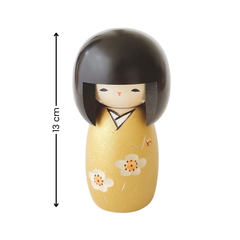 Kokeshi-Puppe - Kaika Gold