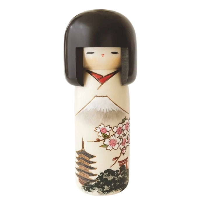 Kokeshi Puppe - Mount Fuji
