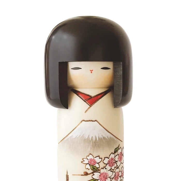 Kokeshi Puppe - Mount Fuji