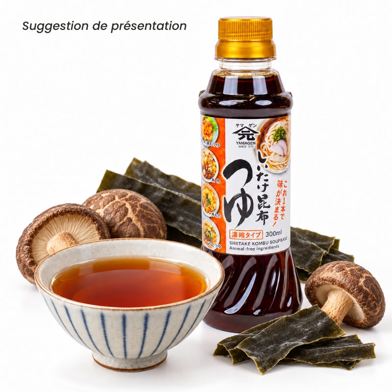 Konzentrierte japanische Brühe – Shiitake & Kombu