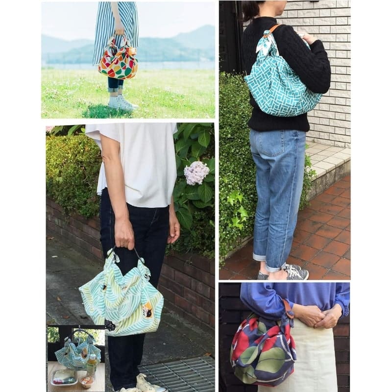 Lederhenkel für Furoshiki-Tasche