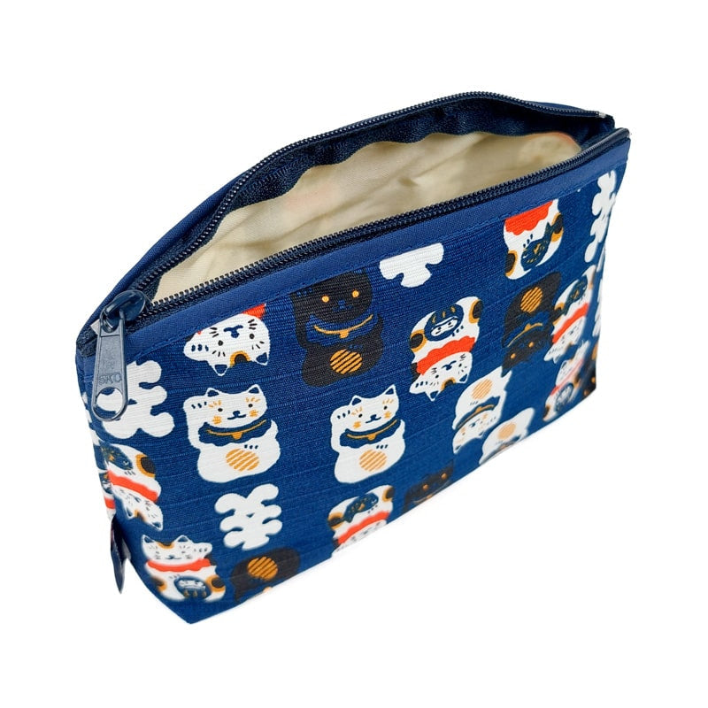 Mäppchen Maneki Neko Blau
