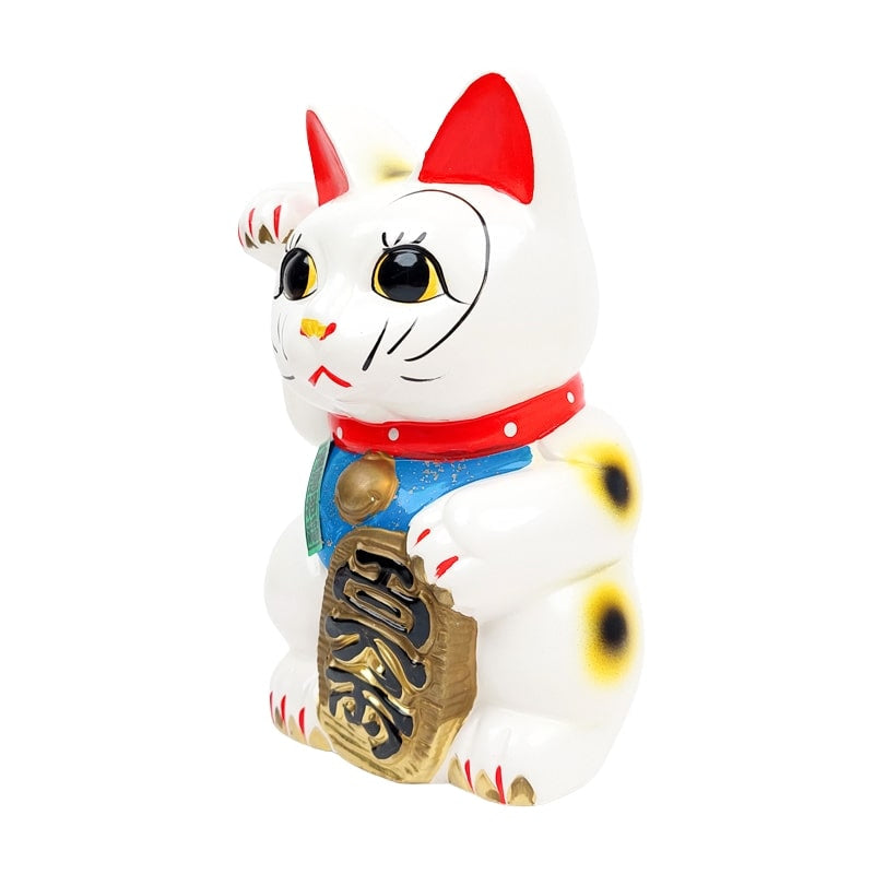 Maneki Neko Weiß Seto - 21 cm