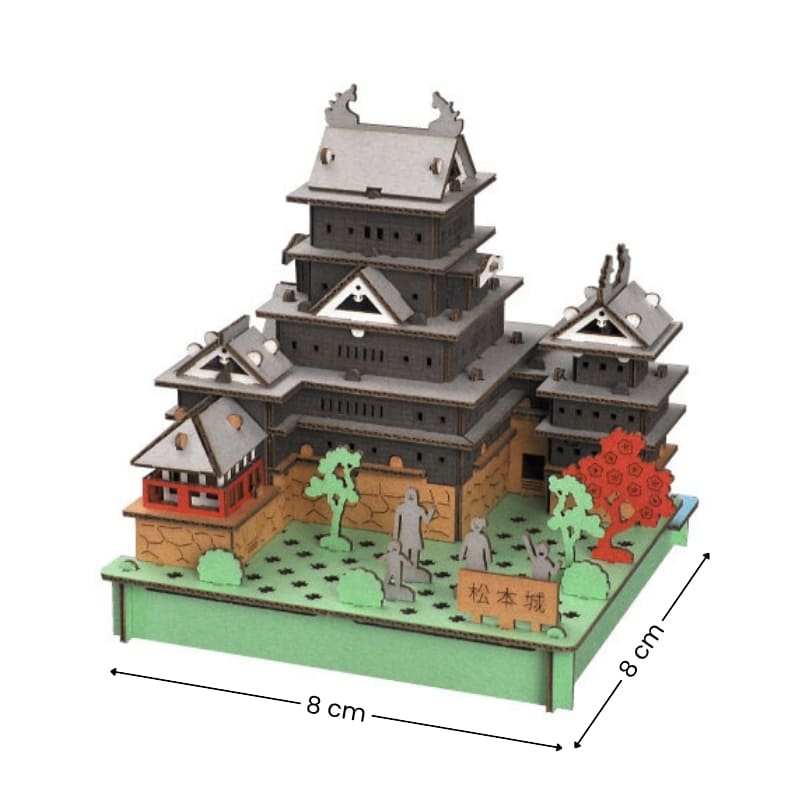 Japanisches Miniaturmodell - Schloss Matsumoto