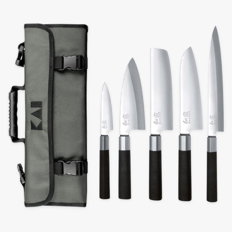 Messerset - 5-Teilig – KAI Wasabi Black