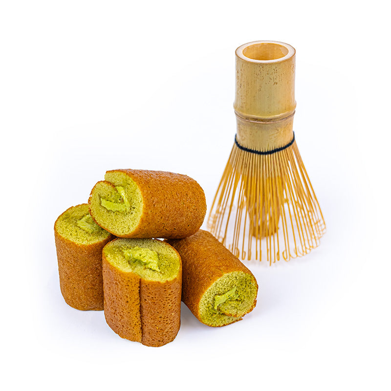 Mini Biskuitrollen – Uji Matcha