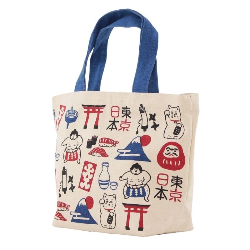 Mini Tote Bag - Japanische Symbole