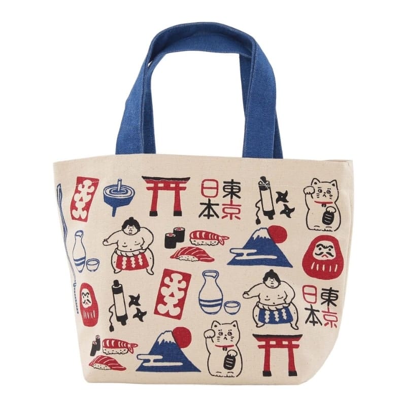 Mini Tote Bag - Japanische Symbole