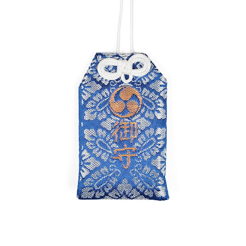 Omamori Japanisch Tomoe Blau