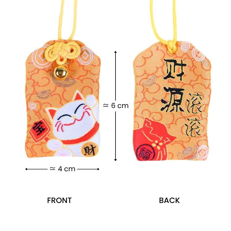 Omamori Kawaii Orange - Maneki Neko