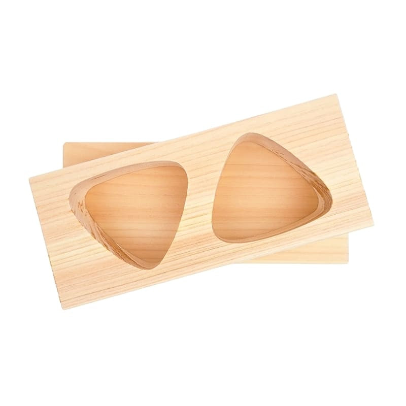 Onigiri-Form Duo Holz Hinoki