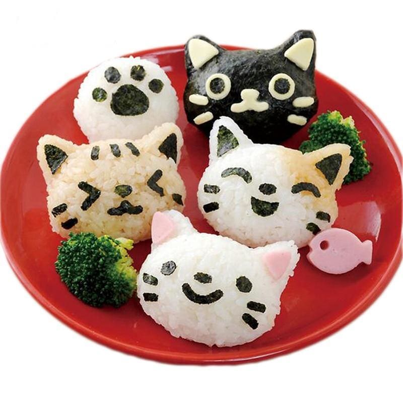 Onigiri Katzenkopf Form