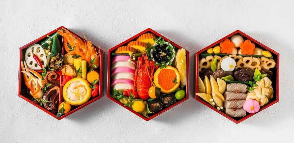 Osechi ryori, das traditionelle Gericht im neuen Jahr in Japan