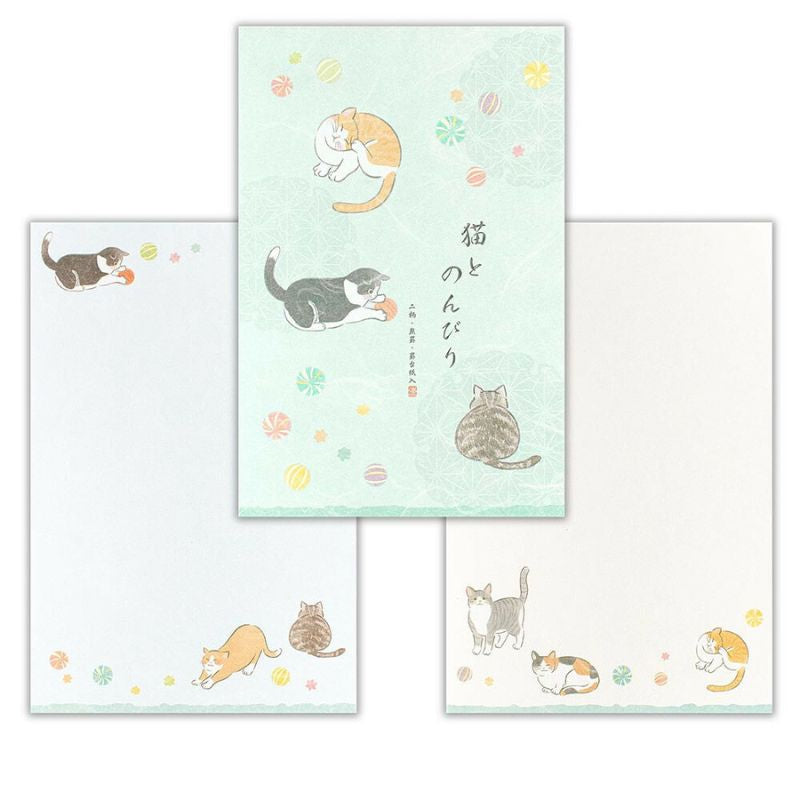 Japanisches Briefpapier Neko