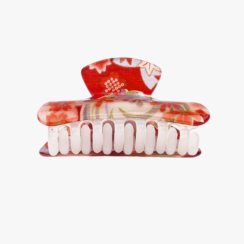 Japanische Haarklammern Rot