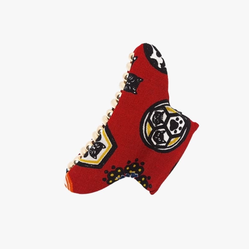 Japanische Haarklammern Stoff Katze