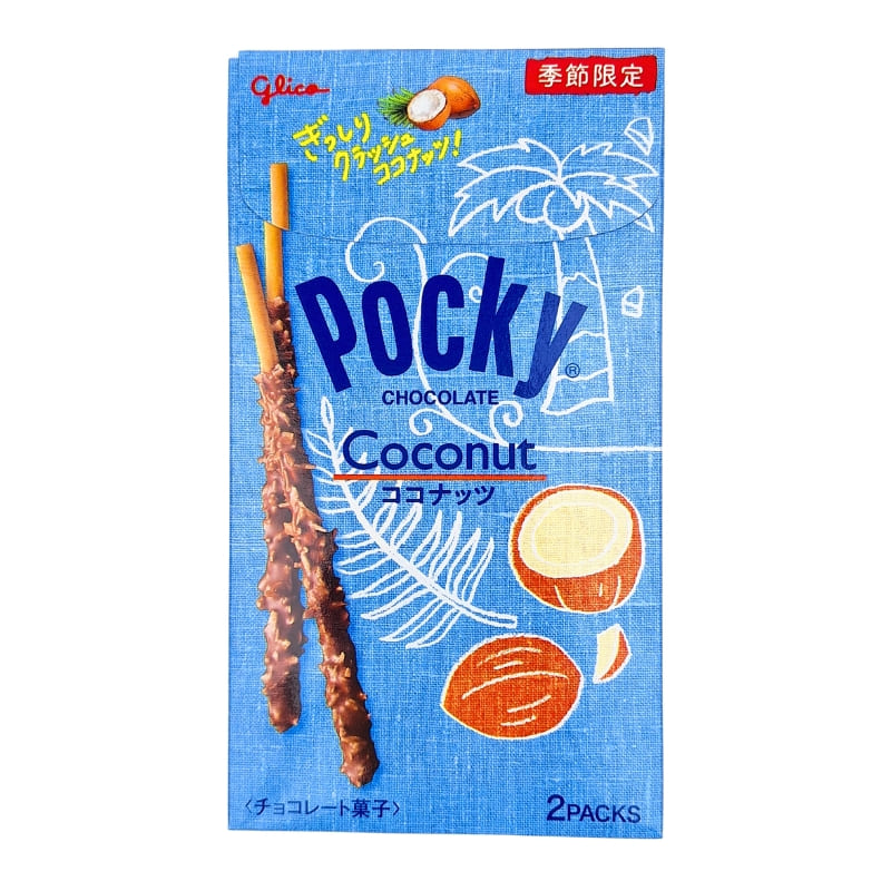 Pocky Schokolade und Kokosnuss