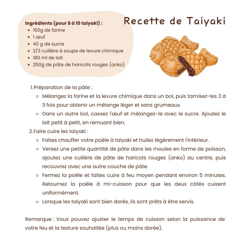 Japanische Pfanne Taiyaki