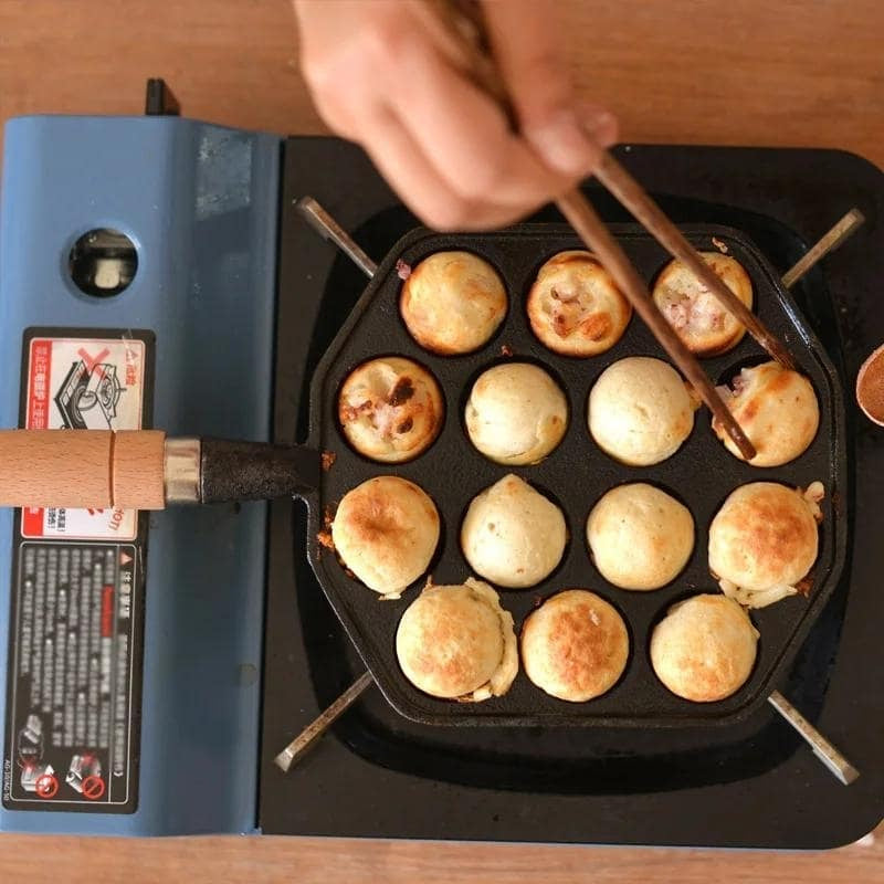 Japanische Takoyaki-Pfanne