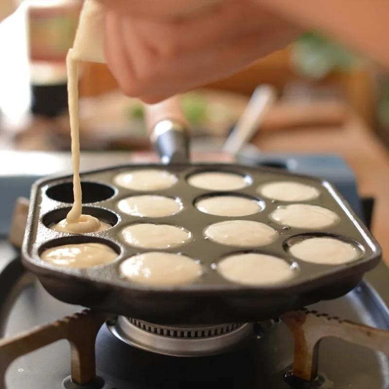 Japanische Takoyaki-Pfanne