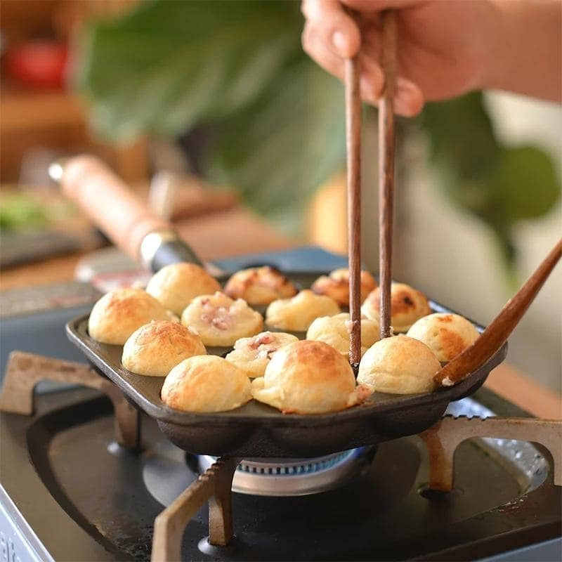 Japanische Takoyaki-Pfanne