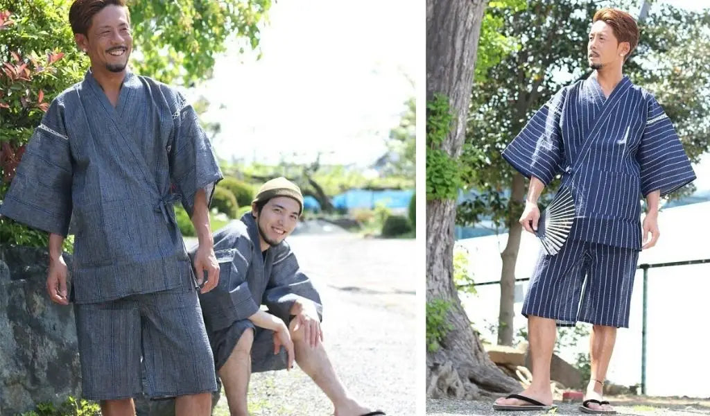 wie man einen japanischen Jinbei trägt
